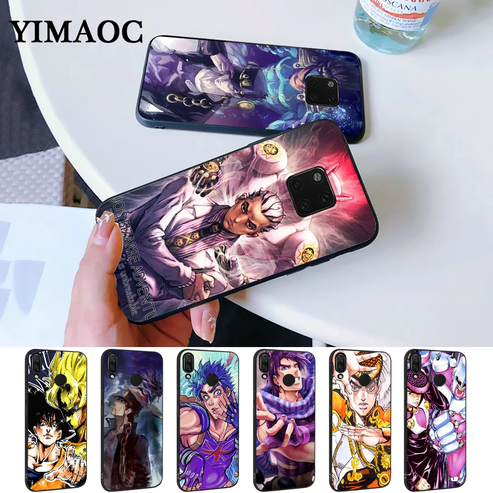 JoJo невероятное приключение популярный Изготовленный На Заказ силиконовый чехол