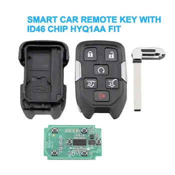 

Smart Car Remote Key Replacement 6 Buttons Car Remote Key with ID46 Chip HYQ1AA Fit for Chevrolet for Suburban for Tahoe 2015 -