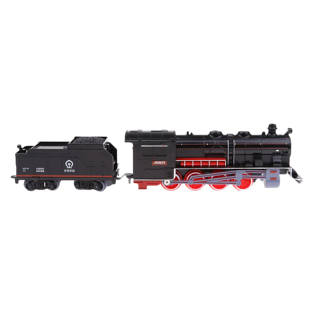 Children Toy Chinese Steam Locomotive Model Coal Cars Model Accessories
