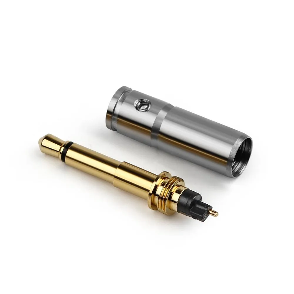 3 5mm Audio Jack For MM400 Earphone Plug Stainless Steel Shell Gold Plated Solder Headphone Jack Adapter DIY Silver
