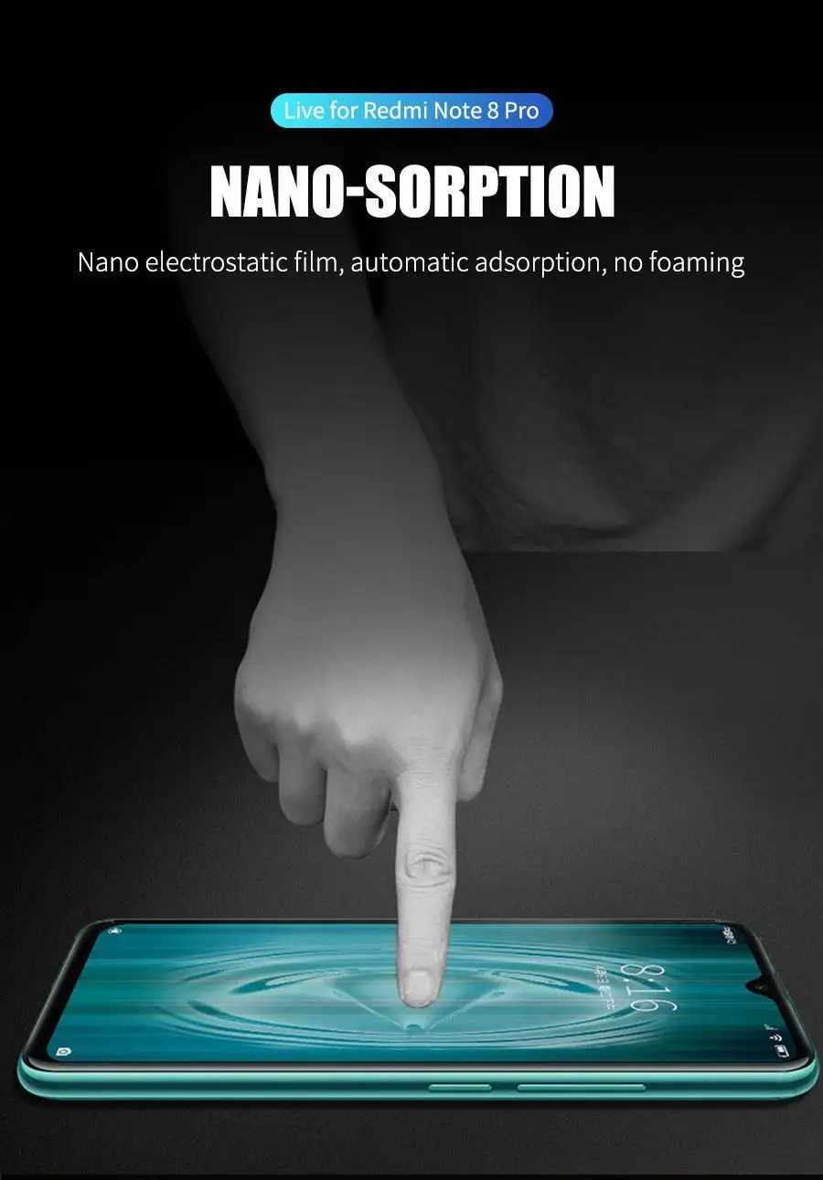 Защитная пленка для экрана KEYSION 9D для Redmi Note 8 8 Pro, полное покрытие, защитное закаленное стекло для Xiaomi Redmi Note 8 Pro Note 8