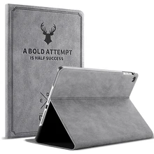 Pocketbook Чехол для iPad Air 2 Магнитный стенд Pu авто сна Смарт Чехол олень узор мягкий для 6 поколения 9,7 дюймов