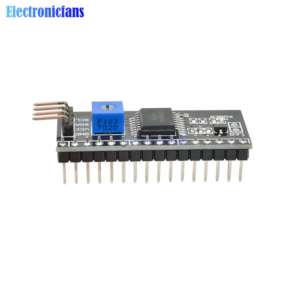 2 шт. IIC I2C TWI последовательный интерфейс SPI порт платы модуль для Arduino 1604 2004 LCD 1602