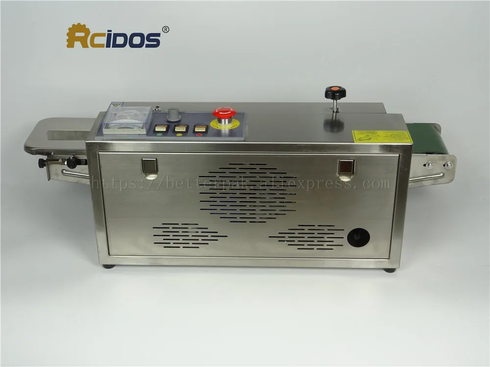Heavy RCIDOS сверхмощная машина для непрерывной запечатывания пленки, герметик из нержавеющей стали,(220 В/50 Гц