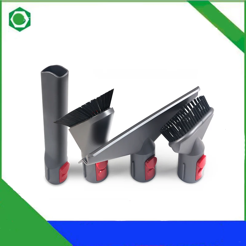 4PCS/Set Suction Dust Brush Head Nozzle for Dyson V8 V7 V10 V11 Vacuum Cleaner Parts Accessories Crevice Tool Dirt Removal | Бытовая