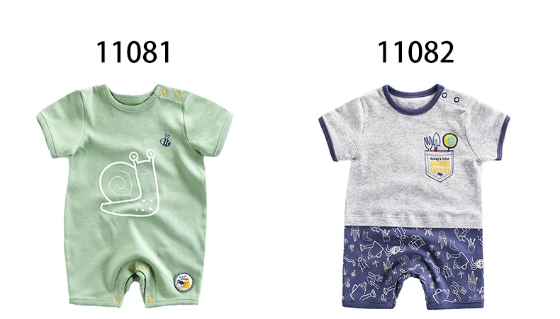 Summer Baby Rompers Boys Girls Jumpsuits Newborn Short sleeve Baby Climbing Clothes Baby Romper Infant Costumes Pajamas Baby Bodysuits for girl 