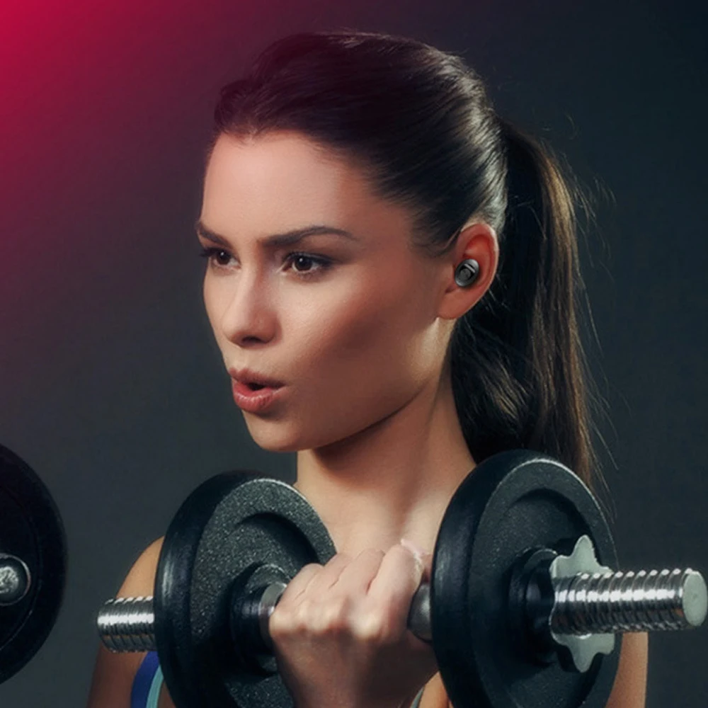 Микрофон, Bluetooth 5,0, наушники для телефона, стерео, беспроводной, Earbus, HIFI, звук, спортивные наушники, игровая гарнитура