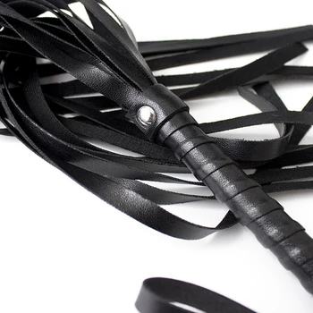 PU Leather Fetish Bondage Whips Lash Flogger BDSM Products for Couples Spanking Paddle Sexy Knout Adult Games Sex Toys Game S&M 6