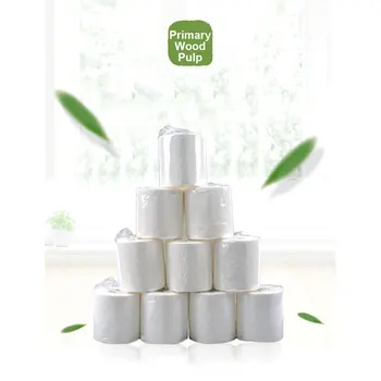 

10Roll White Toilet Paper Toilet Roll Tissue Roll Pack Of 10 3Ply Paper Towels Tissue Household Toilet paper toilet tissue paper