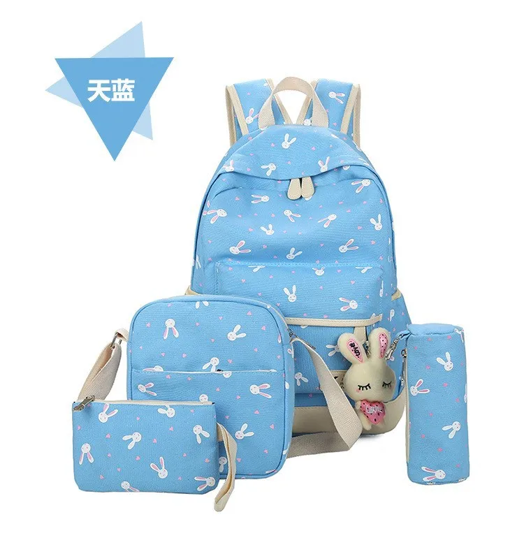 

Korean-style Campus Girls High School GIRL'S Big Kid 3 Four 4-Five 6 Six 5 Grade Young STUDENT'S Shoulder School Bag 12-Year-Old