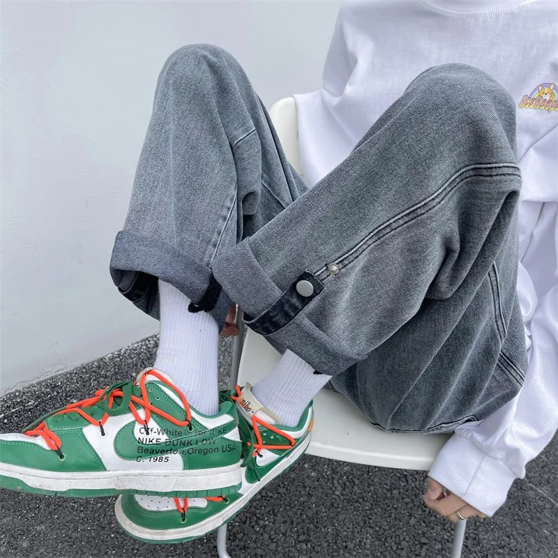 

Denim Jeans Man Pants Men's Fashion Trousers for Men Jean Sale Baggy Male Mens Trendyol Streetwear Korean Men´s Boys Large Flare