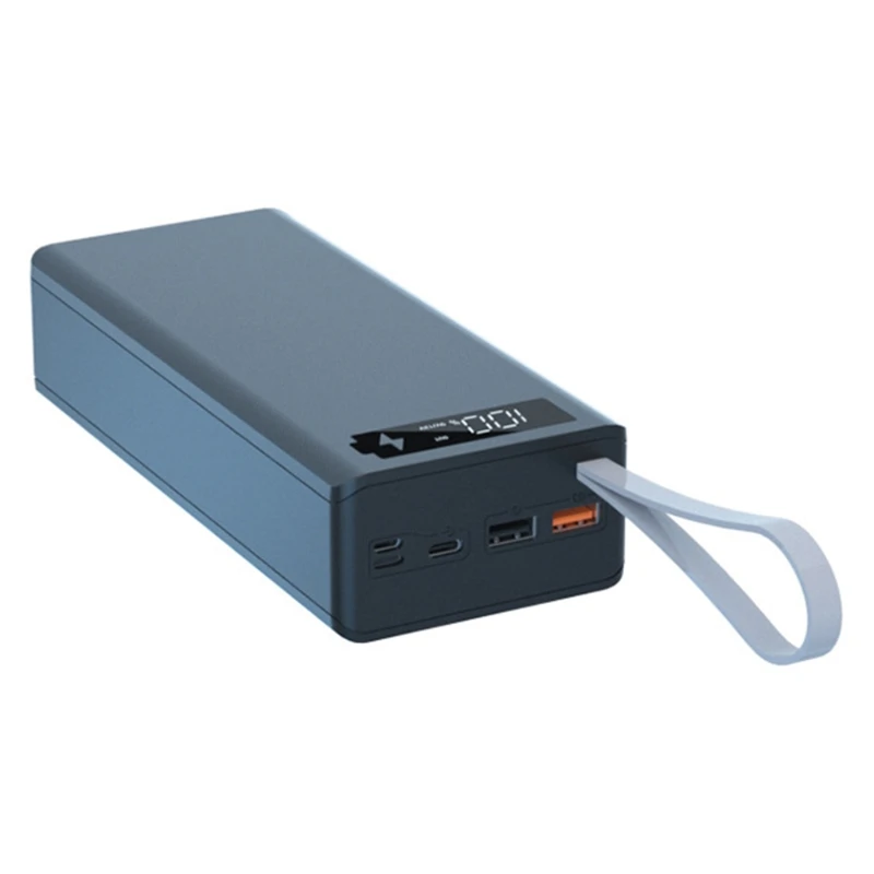 C16 съемный QC3.0 PD Быстрая зарядка ЖК-дисплей DIY 16x18650 чехол для аккумулятора корпус