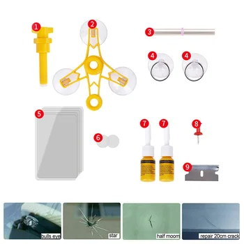 

Windscreen Crack Car Window Repair Repairing DIY Kit Chip Window Glass