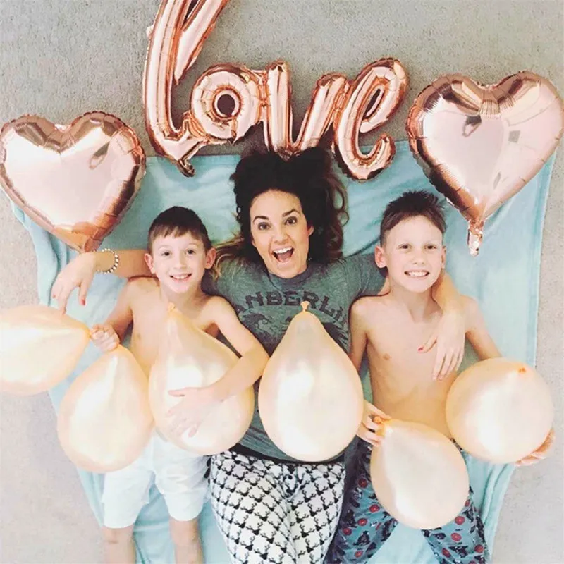 

LOVE Letter Foil Balloon Anniversary Wedding Valentines Birthday Party Decoration Aluminium Foil Photo Booth Props