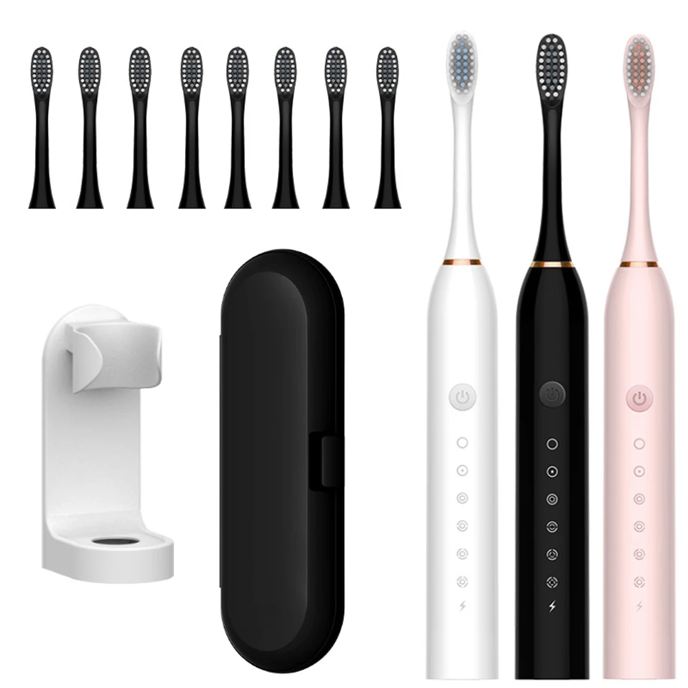 Sonic Electric Toothbrush USB Rechargeable 42000 time/min Ultrasonic Electronic Whitening Teeth Brush 6 Mode with Travel Box Sonic Electric Toothbrush USB Rechargeable 42000 time/min Ultrasonic Electronic Whitening Teeth Brush 6 Mode with Travel Box