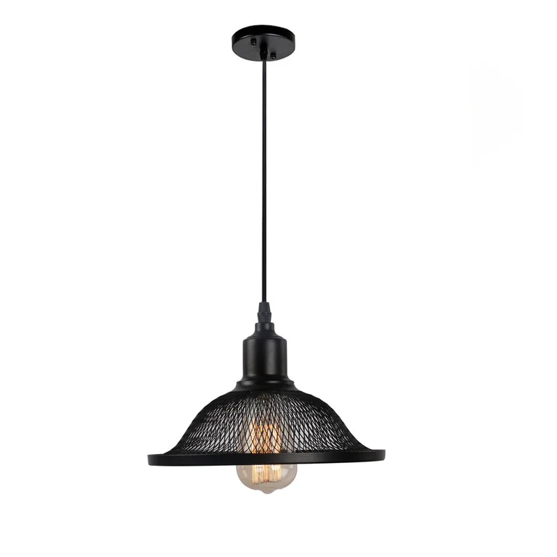 

Iron Chandelier retro industrial Restaurant Bar Cafe speaker cover single head chandelier Amazon hot sale