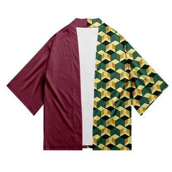 

2019 New Demon Slayer Kimetsu no Yaiba Kimono Men/Women Fashion Casual Kimono Harajuku Style Unisex Kimono Clothing