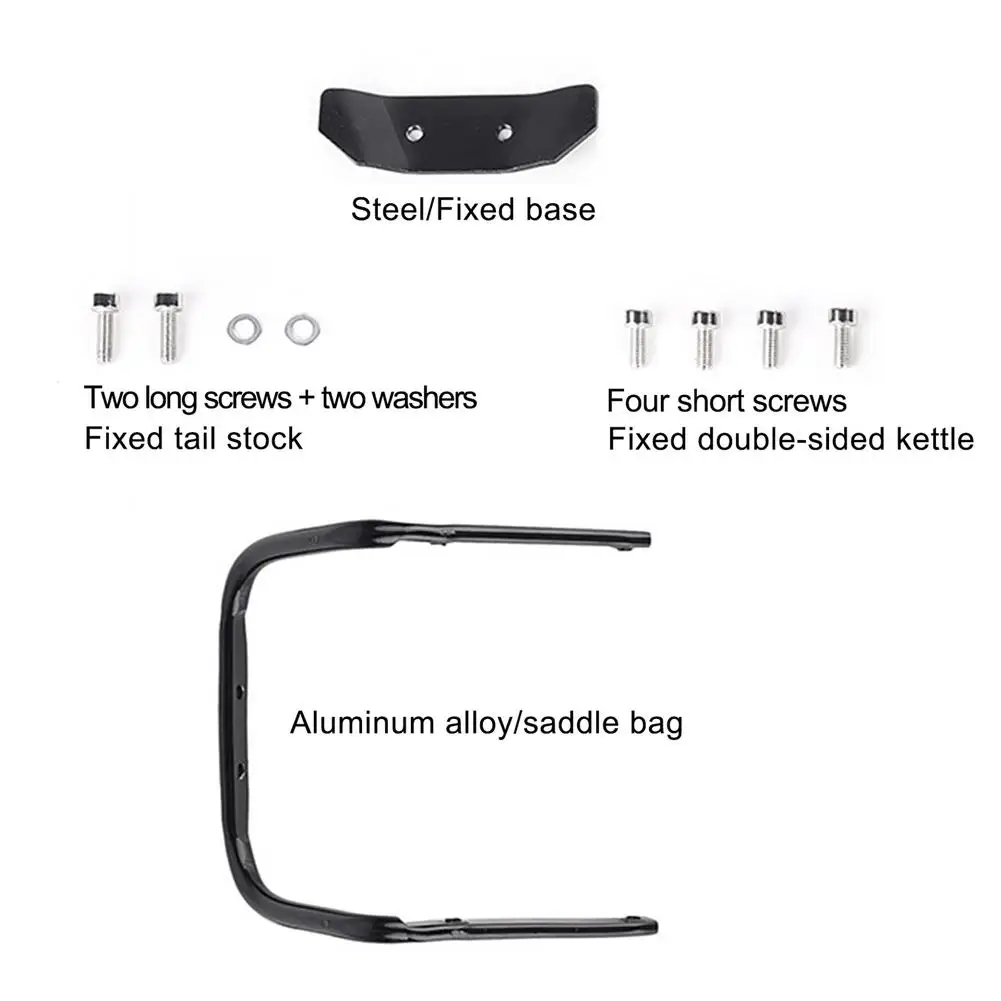 Borsa da sella per bici a doppia faccia Borsa da portapacchi posteriore