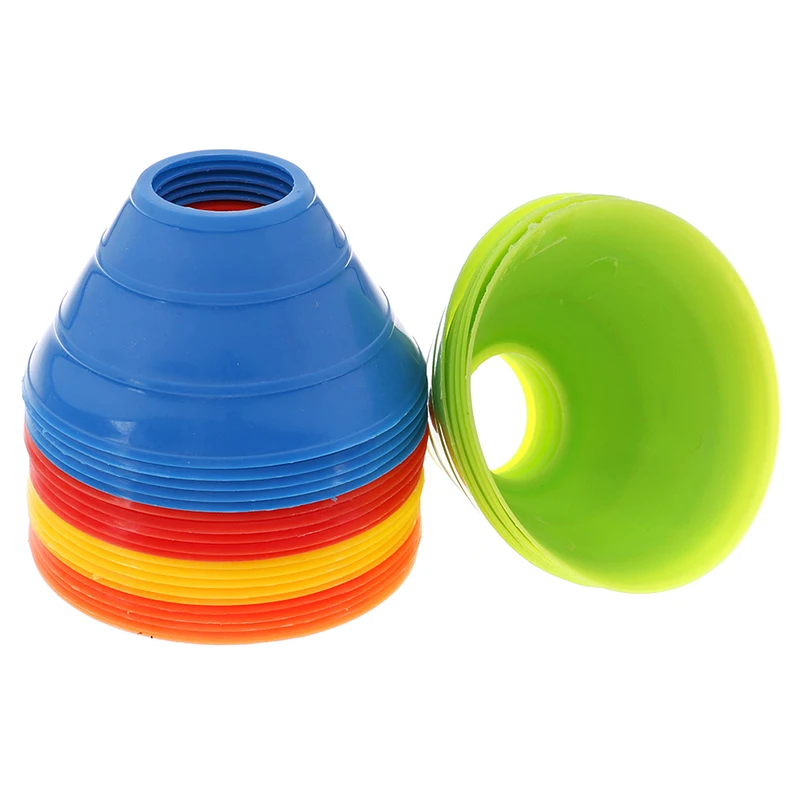 5pcs/set Soccer Training Sign Dish Pressure Resistant Cones Marker Discs Bucket Sports Accessories 9*5cm | Спорт и развлечения