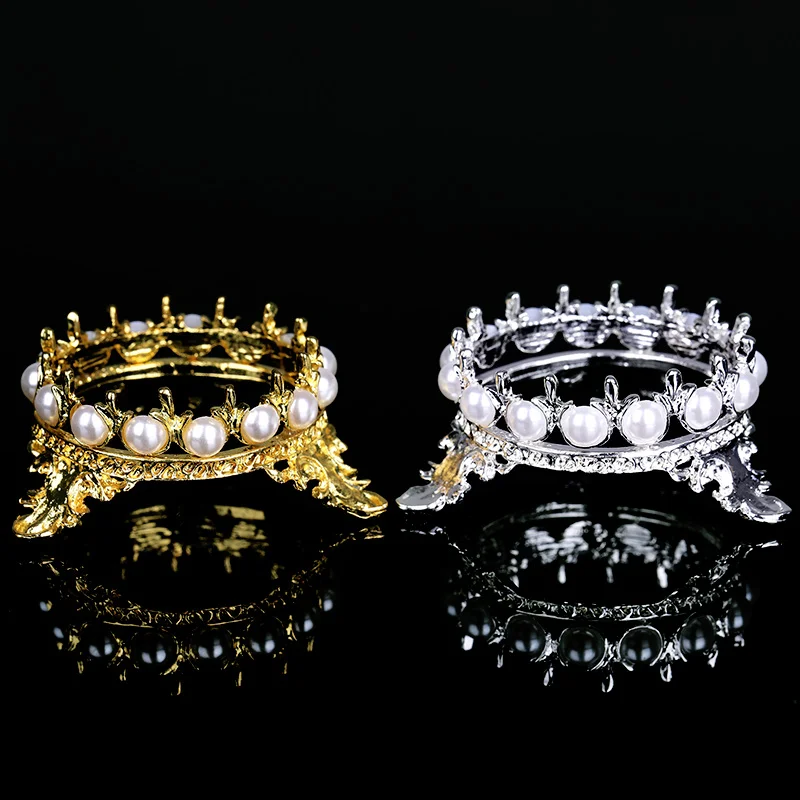 

Nail Brush Crown Design Alloy Holder Stand Portable Nail Displayer Stand Tools Carve Drawing Pen Holder Manicure Nail Art Tools