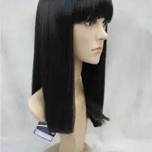 Новые модные длинные черные прямые парики волосы для женский парик