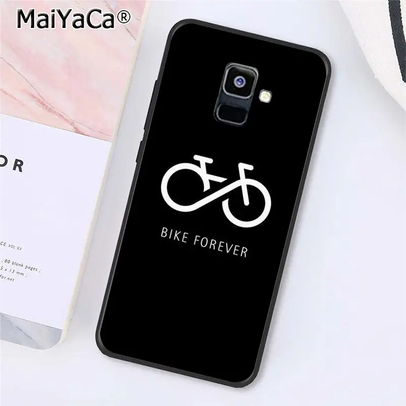 MaiYaCa велосипед Велоспорт художественный чехол для телефона для samsung Galaxy A7 A8 A6 плюс A9 A50 A70 A20 A30 A40