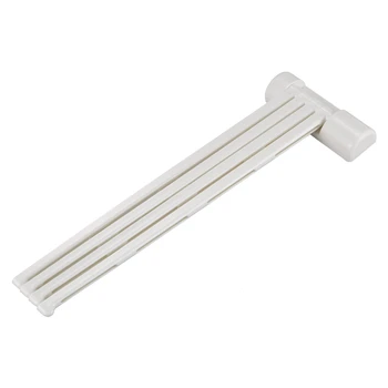 

Plastic Swing 4 Arms Towel Bar Rack Holder 13 Inch Long