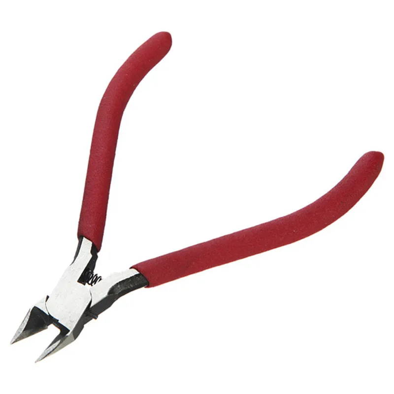 Mini Wire Cutter Cutting Pliers Wire Cutter Wire Cutting Pliers Wire Pliers 125mm Diagonal Beading Cable Wire Side Oblique Cutter Cutting Nippers Pliers Tool SNO88