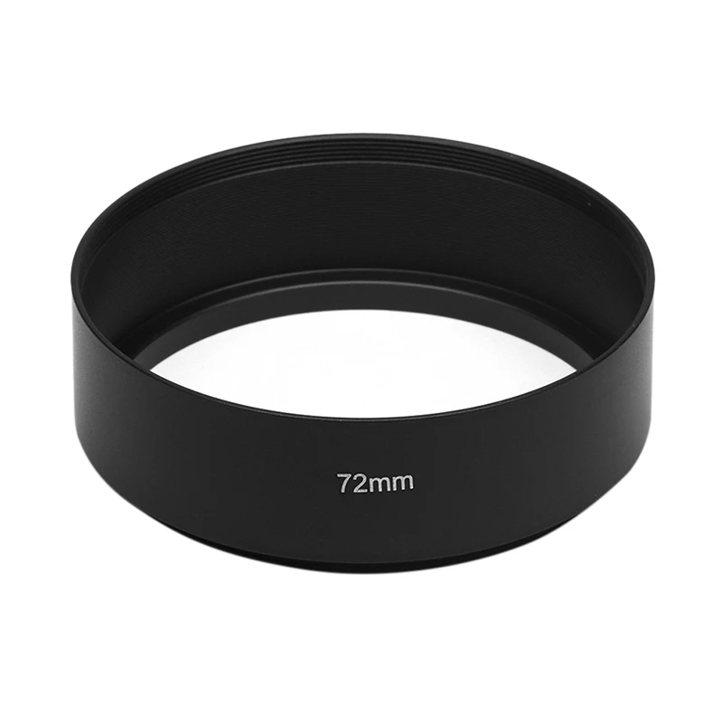 New 49MM/55MM/58MM/62MM/67MM/72MM/77MM Metal Long Focus Lens Hood Screw-In Mount For Camera images - 6