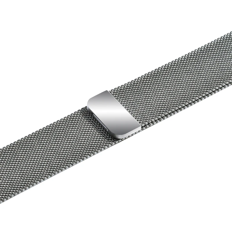 Миланский сетчатый Браслет из нержавеющей стали ремешок для наручных часов Apple Watch серии 1/2/3/4, для 42mm38mmbracelet ремешок для наручных часов iwatch, series40mm44mm - Цвет ремешка: sliver