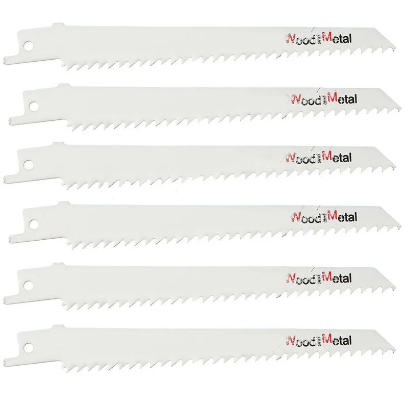 1Pc S611DF 1/2&quot shank 6 TPI 150mm Reciprocating Saw Blades JigSaw For Wood Metal Cutting Power Tool Accessories | Инструменты