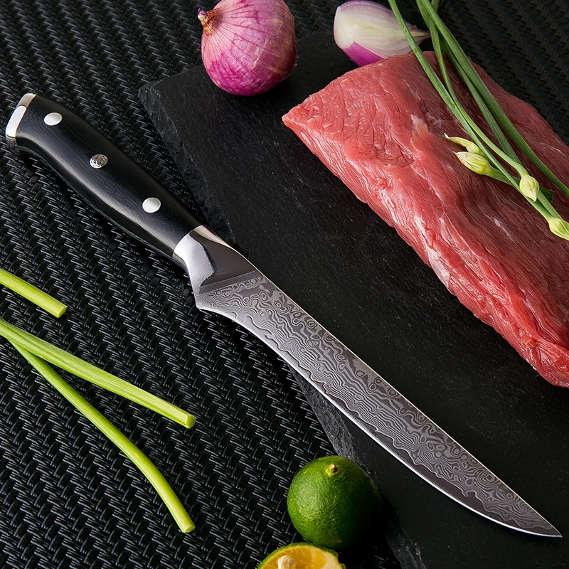 GRANDSHARP дамасский нож-топорик 5,5 дюймов vg10 японский дамасский стальной Мясник нож шеф-повара кухонные ножи нарезки