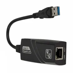 Com fio usb 3.0 para gigabit ethernet rj45 lan (10/100/1000) mbps adaptador de rede ethernet placa de rede para pc