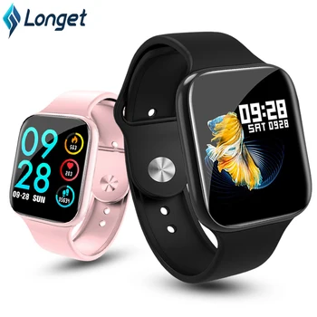 

Longet P80 Smart Watch Color Screen Heart Rate Monitor Fitness Watch Alarm Clock Pedometer Smartwatch Health Outdoor Sport