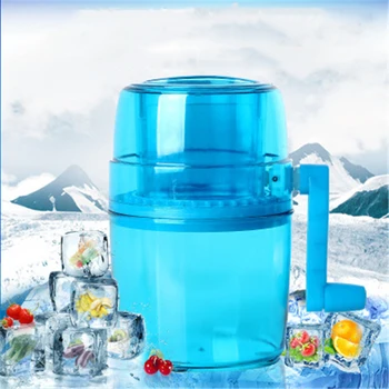 

DIY Household Handhold Manual Ice Crusher Hand Crank Mini Ice shaving Machine Snow Cone Smasher Ice Cream Grinding Machine