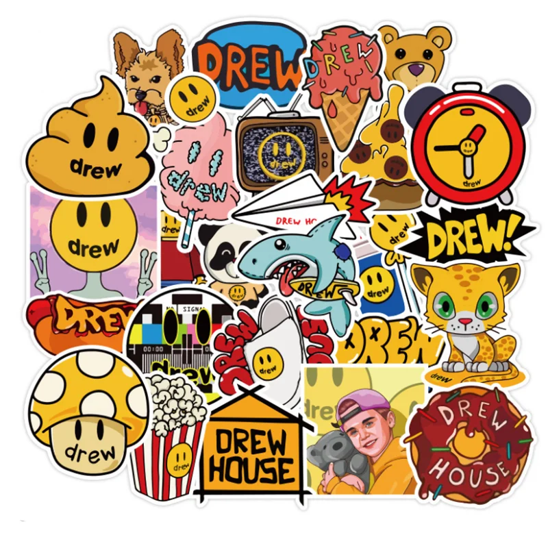 

10/30/50PCS New Star Peripheral Graffiti Stickers Decoration Car And Motorcycle Personality Waterproof Stickers Wholesale