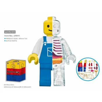 

Artist Mighty Jaxx 12inch assembling bricks (worker) 4D Authentic