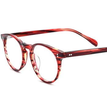 

2020 Fashionable Acetate Super Light Unisex Optical Glasses Frame High grade Quality Round Men Women Spectacle Frames Oculos