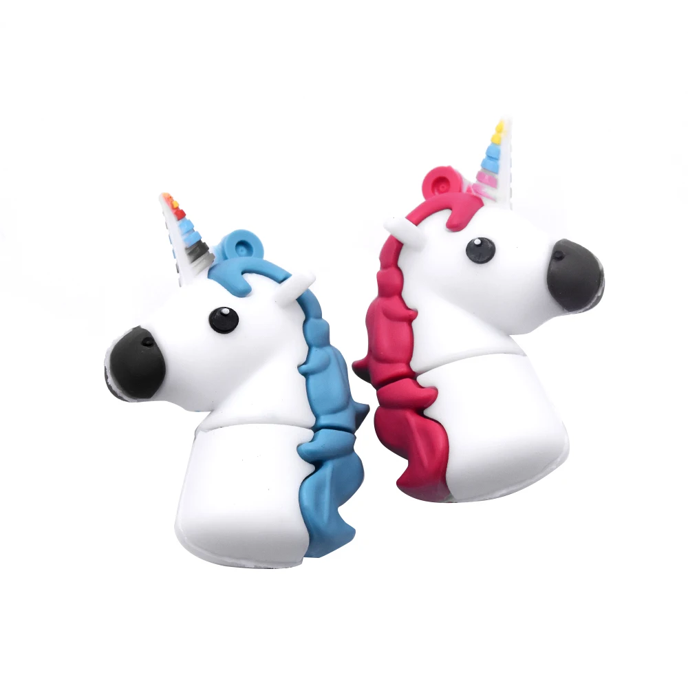 

Creative Colofuls Horse USB Stick 128MB 32GB 64GB Cartoon Micro USB Flash 2.0 Pen Drive Bulk Gift free shipping Storage Device