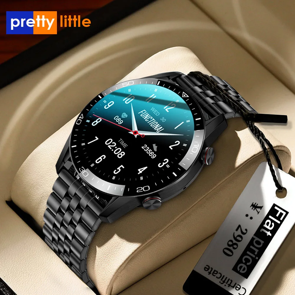 New Bluetooth Call Smart Watch Men TK-28 IP68 Waterproof Heart Rate Blood Pressure Full Touch Screen SmartWatch Sports Fitness