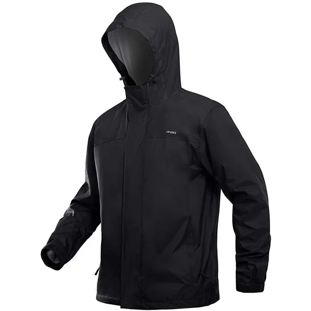 mesh lined waterproof jacket