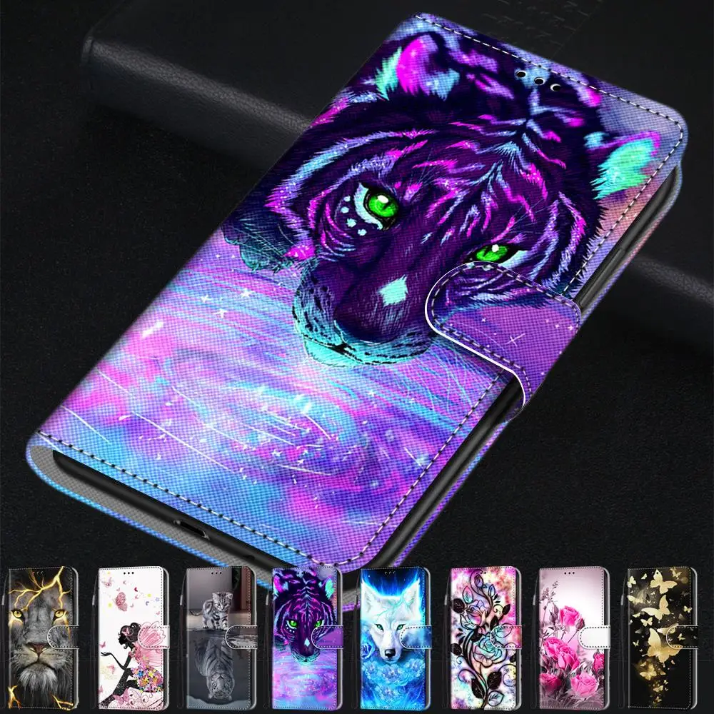 

For Xiaomi Redmi Note 4 4X 3 8 Case TPU Cartoon PU Leather Flip Phone Cases For Xiaomi Redmi Note 5 8 Pro Case Lovely Cover Capa