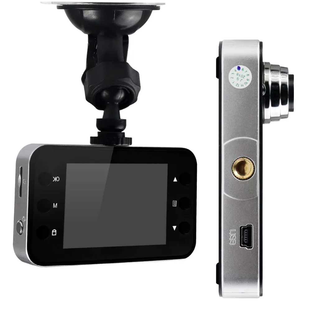 Светодиодный свет ночного видения Автомобильный видео цифровой видеорегистратор для автомобиля Dash Cam HD 720P Циклическая запись обнаружения движения g-сенсор регистрация вождения