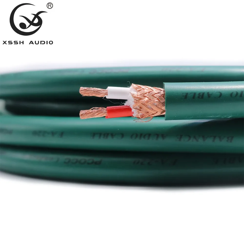 2 ядерный кабель yivosound hifi audio 0CC для самостоятельной сборки rca xlr|Кабели VGA| |