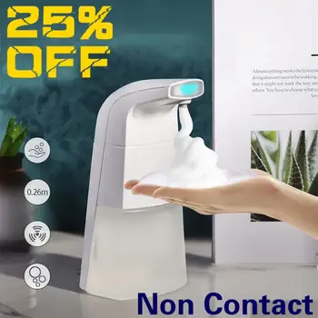 

New Automatic Induction Soap Dispenser Non-contact Intelligent Sensor Touchless Auto Foam Hand Washing Home Office Bathroom Wash