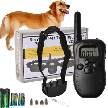 

Dog Shock Training Collar with Remote Electric Trainer Small Large Big Remote Control Dog Stop Bark Device Pet Supplies