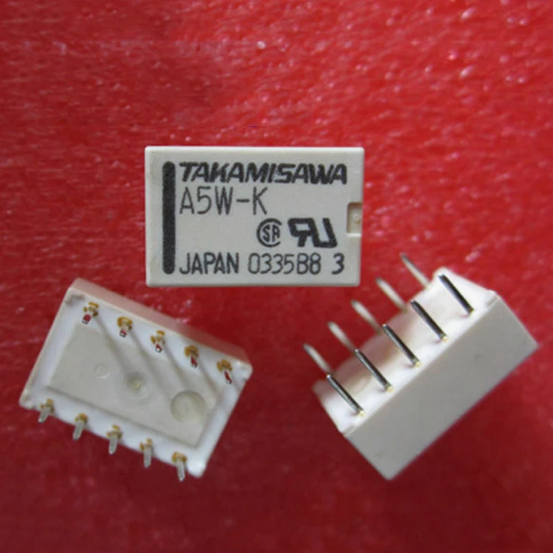 

Реле Takamisawa A5W-K DIP-10, реле 2x UM 5V, аудио сигнал D3, 5 шт.