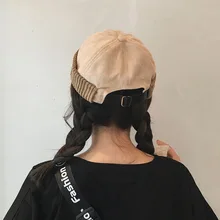 Зимний головной убор моряка Docker для мужчин и женщин шляпы без козырьков замша утолщенная шапка в стиле хип-хоп череп шапка сплошной цвет Осенняя шапочка-бини шляпа