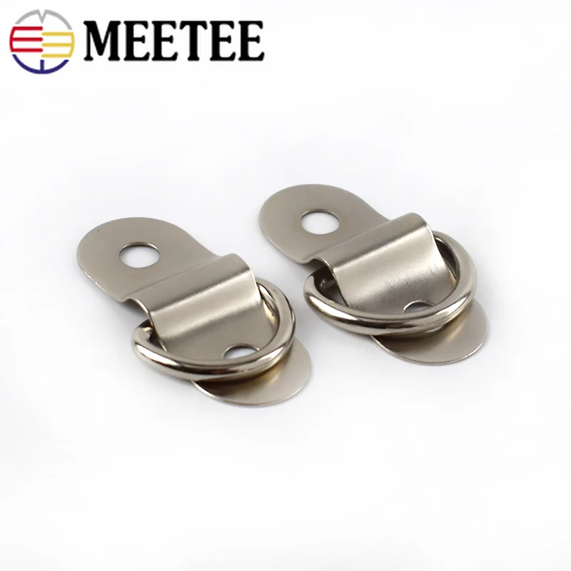 Металлическая D образная Пряжка Meetee 10/30 шт. U образные зажимы свод моста для сумок