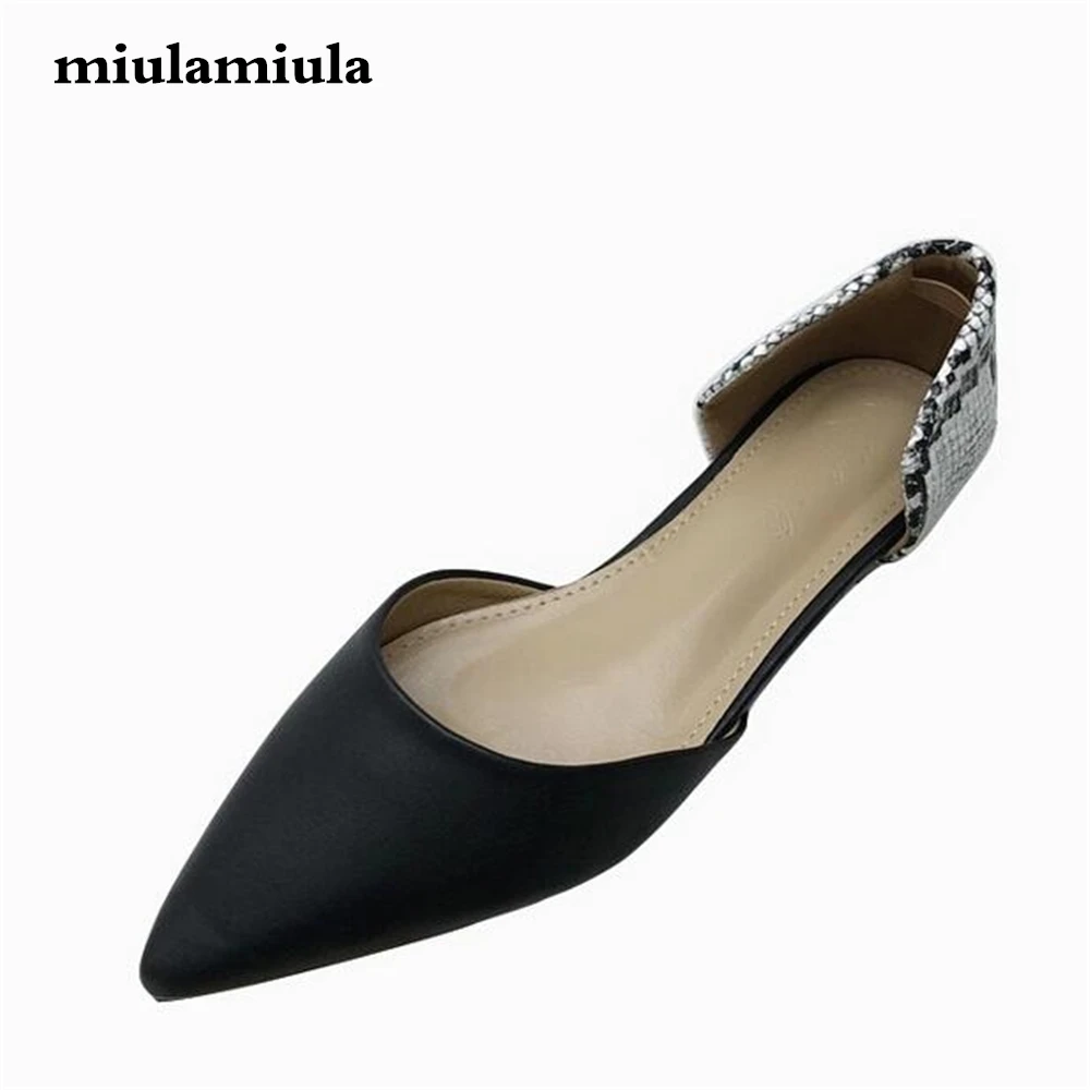 

Miulamiula Women Sandals Color Matching Flat Shoes Sexy Snake Pattern Rubber Soft Sole Light Comfortable Banquet Woman Shoes